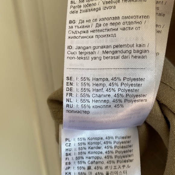 FJALL RAVEN | Ovic Hemp Travel Shirt Size M - Picture 10 of 12